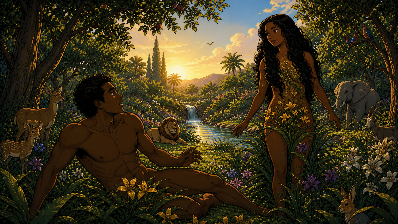 Havah Formed from Adam’s Side
